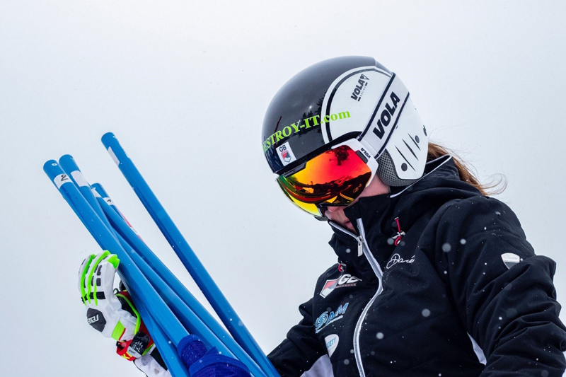 Jasmine Taylor on the slopes