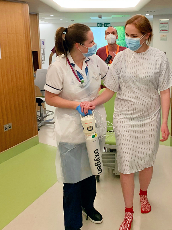 Charlotte with a complex patient