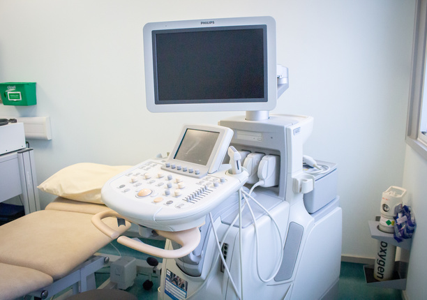 An image of the Ultrasound machine in place at The London Clinic