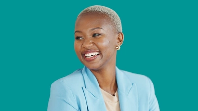 An image of a happy person