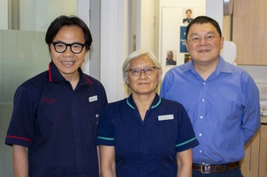 The colleagues involved in our CSHI pump service