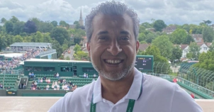 Saj at Wimbledon