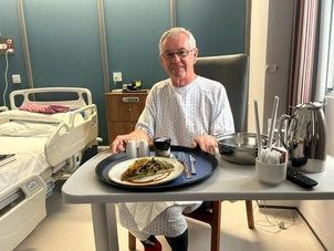 Ian in hospital