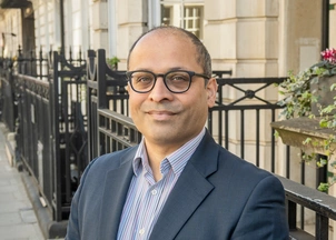 Mr Erlick Pereira outside The London Clinic