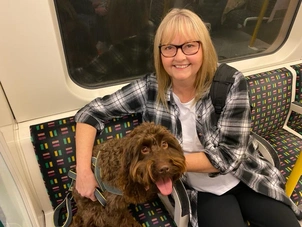Sharon and her dog