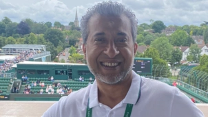 Saj at Wimbledon