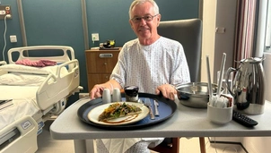 Ian in hospital