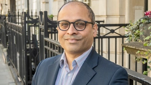 Mr Erlick Pereira outside The London Clinic