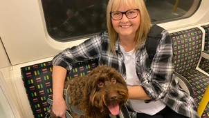 Sharon and her dog