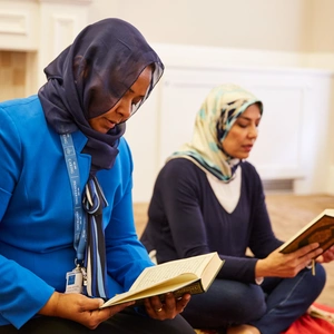 Two ladies reading