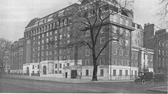 An external image of the hospital in 1932